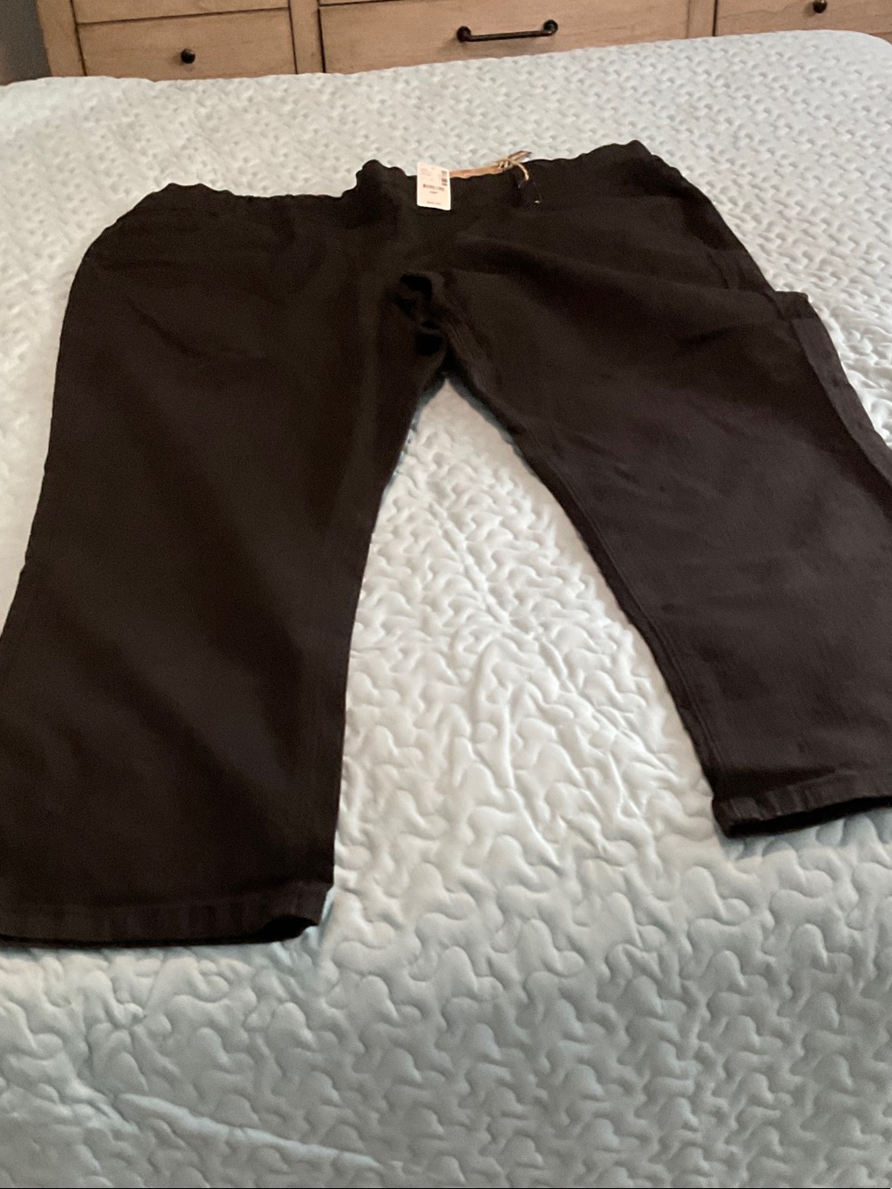 Women's Straight Leg Jeans in Black - petite NWT DC JEANS
